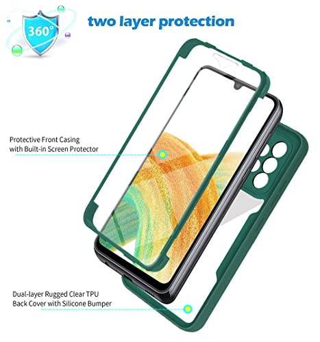 Coque transparente intégrale pour Samsung Galaxy A53 5G évite écran brisé