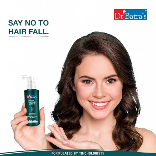 Image of Dr Batra's Hair Fall Serum - 125ml & Hair Fall Shampoo - 200 ml, Enriched with Thuja, Balanced scalp (Pack fo 2)