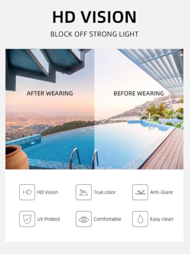 Futuristic Sunglasses,Men's and Women's Fashionable Sunglasses,Wrap Around Y2K Sunglasses for Men Women.4