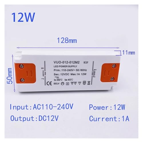 Régulateur de tension de pilote de LED AC 100-240V vers DC 12V 20W IP67 - 5
