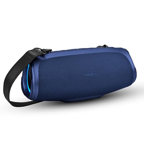 Enceinte Bluetooth MEDION P61746 Bleu, un système audio robuste et étanche IPX7