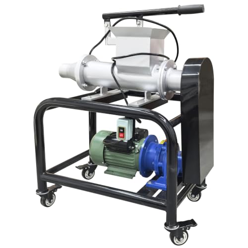 TECHTONGDA 110V Clay Extruder Pug Mill Ceramic Clay Mixer 330lb/h Capacity