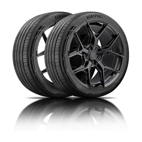 Set of 2 (Two) Travelstar Ecosport GT Ultra High-Performance 265/35R19 All Season Passenger Tire Set 265/35/19 265/35ZR19XL 98YXL Dual Tread Design for Sports Cars & Luxury Sedans[TIRE ONLY] Cover
