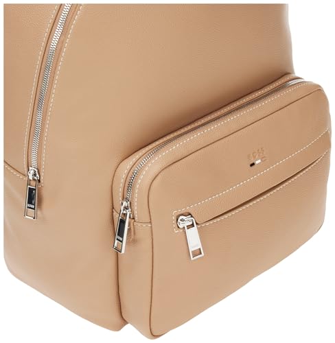 Embossed Logo Smooth Vinyl Backpack3