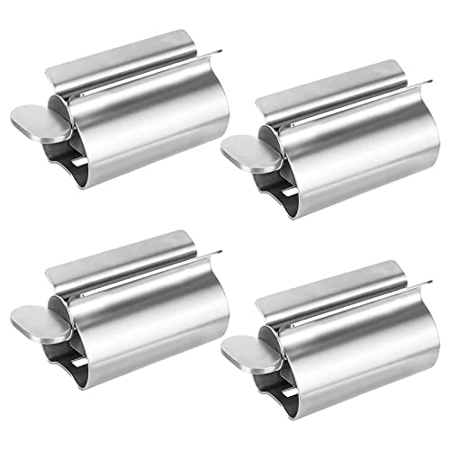 Spremi Tubetto Dentifricio 4 Pcs Acciaio Inossidabile
