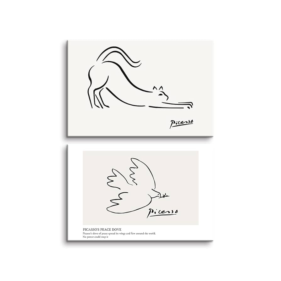 インテリアパネル　近代アート　ピカソ 壁掛け 置物 楽天市場】【楽天ランキング1位獲得】 ピカソ アートパネル 3枚