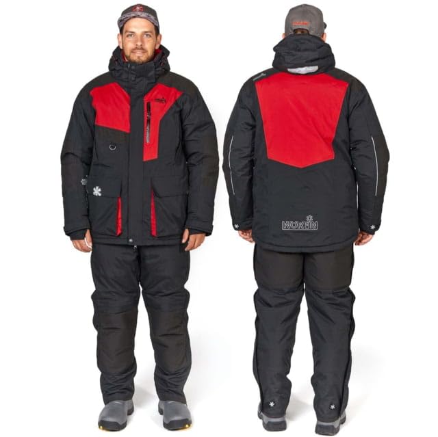 NORFIN EXTREME 5 Parka, Waterproof Insulated and Breathable, Wind Resistant, Fishing Jacket with Hood, HOLLOFIL Insulation3