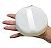 Powder Puff for Body, Face, or Baby - Extra Large Jumbo Size (5 inch), Cotton Velour and Sponge Material with Satin Handle, Use for Dusting Powder or Blending & Setting Makeup Foundation