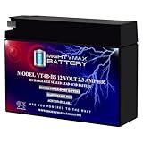 Mighty Max Battery YT4B-BS - 12 Volt 2.3 AH, 25 CCA, Rechargeable Maintenance Free SLA AGM Motorcycle Battery