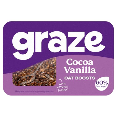 Graze Barra Proteica Vegana Cacao y Vainilla 53 g miniatura 1