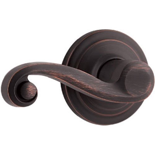 KwiksetLido Hall/Closet Lever in Venetian Bronze
