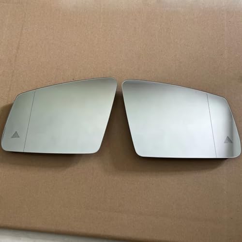 車の外装のバックミラーガラス Compatible With For W212 E Class 2009-2015 For W221 S 2009-2013 車用 ウィング ヒーター付きバックミラー ガラス 反射レンズに対応(Pair)