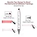 L'ÉMOUCHET Twin Marker Pens 168 Colors Dual Tips Art Animation Blender Pens with Carrying Case for Sketch Coloring Painting Highlighting Underlining Render Manga and Design