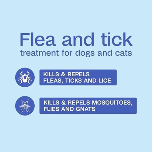 Image of ADAMS Plus Pyrethrin Flea Dip For Dogs and Cats, Kills & Repels Ticks, Lice, Gnats, Mosquitoes, Fleas & Flies, For dogs, cats, puppies, and kittens, 4 Fl oz