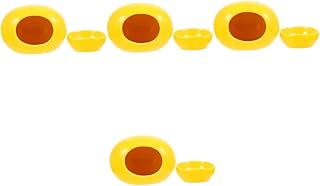 NOLITOY 4 Conjuntos De Hamster Ninho De Cerâmica Esconderijo De Hamster Esconderijo De Cerâmica Casa De Cerâmica De Areia Hamster Esconde Pequena Decoração De Verão Cabana De Hamster De