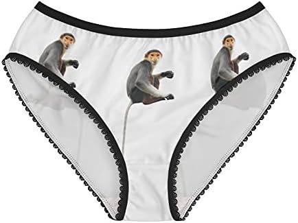 Red Shanked Douc Langur Panties, Red Shanked Douc Langur Underwear, Briefs, Cotton Briefs, Funny Underwear, Panties For Women