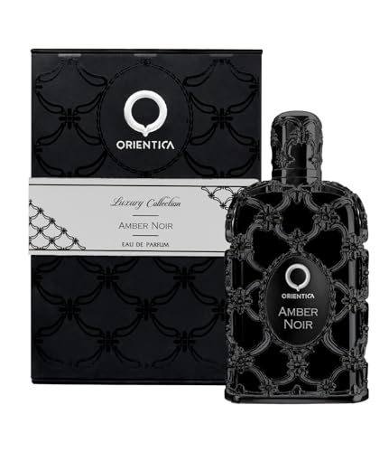 Orientica Amber Noir Eau de Parfum with Notes of Fig, Elemi & Sandalwood, Bold & Sophisticated Amber Woody Fragrance for Men & Women, Long-Lasting & Luxurious Unisex Perfume for Any Occasion, 2.7 oz