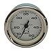 VeeThree Boat Speedometer Gauge 67702F | 3 1/4 Inch Silver White