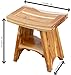 EcoDecors Teak Shower Bench 18