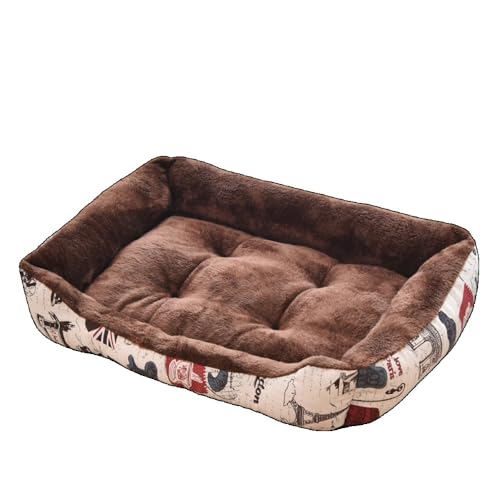 【ChopEase】ペット用ベッド クッション マット 犬 猫 室内 愛犬 小型犬 中型犬 大型犬 犬小屋季節を問わず使える万能ペットベッドカラーバリエーションも豊富 (XS,1,コーヒー色)