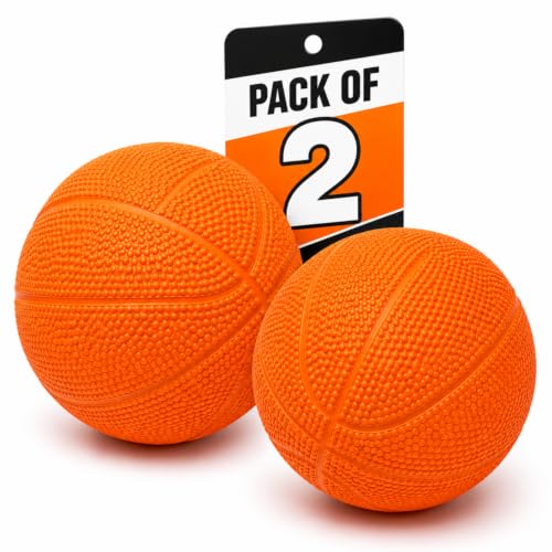 Botabee - Set of 2 Kids Basketball - 6 Inch Mini Rubber Ball...