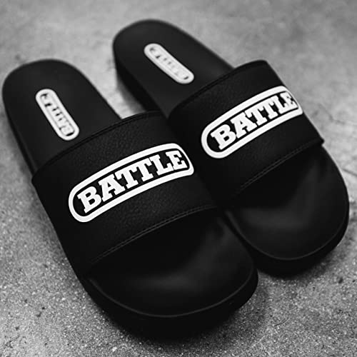 Battle Sport Unisex Slide Sandals - Comfort Football Slides with Ultra-Soft Soles, Fully Padded Arch and Quick-Dry Lining - Available in Adult Men Sizes4