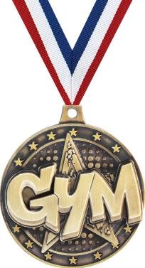 Crown Awards Gymnastics Medals - 2" and 1 Per Pack-Great for Gymnast, Tumbling, Vaulting, Acrobatics