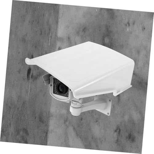 Cubiertas de plástico resistente para cámaras de exterior con visera antilluvia pack de 2 4