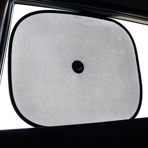 Image of Car Side Windows Universal Fit for Car Sun Shade (Black) (Pack of 4)