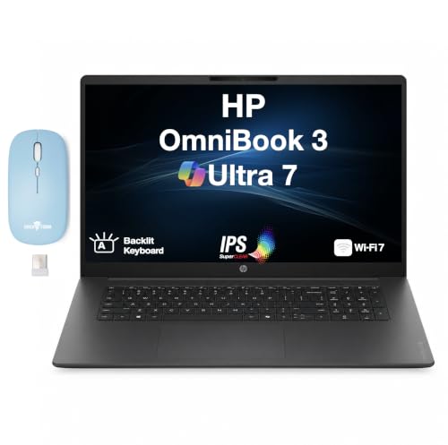 Image of HP OmniBook 3 Copilot + Laptop 17.3 inch 60Hz IPS FHD Display (32GB DDR5)