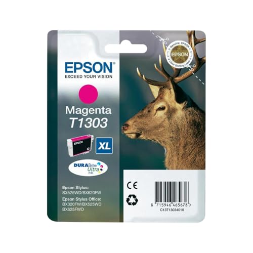 Cartouche encre Magenta Epson WorkForce WF-7015 T1303 C13T13034010 pour impression jet d'encre