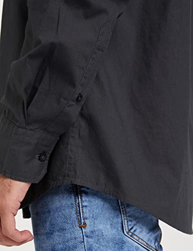 Image of Amazon Brand - Symbol Men Cotton Solid Full Sleeve Casual Shirt (Available in Plus Size) Regular Fit