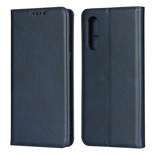 iCoverCase for LG Velvet/LG Velvet 5G Wallet Case, Premium PU Magnetic Leather Card Slots Holder Carry Kickstand Feature Flip Cover Case for LG Velvet/LG Velvet 5G (Navy Blue)