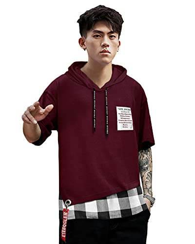 Image of Noble Monk Men's Round Neck Half Sleeve Oversized Printed Tshirt