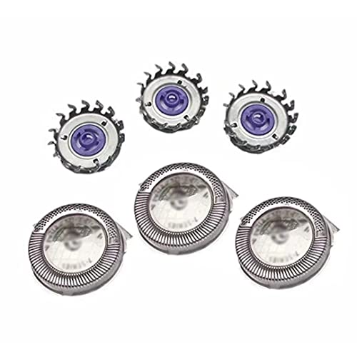 3pcs Replacement Shaver Head fit Philips NORELCO HQ6 Quarda Action Razor