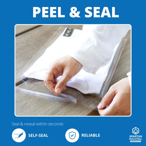 Spartan Industrial BAG- 12 Inch X 15 Inch (100 Count) Crystal Clear Resealable Cello Poly Bags thumb #3