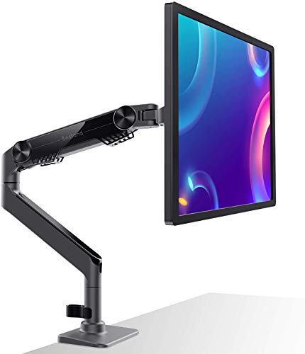 Bestand Monitor Arm, INI Premium Aluminum Gas Spring Monitor Desk Mount Holds 10
