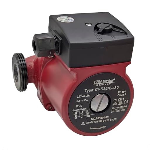 Bomba de circulación de 3 etapas CRS25/60-130 CHM GmbH®.