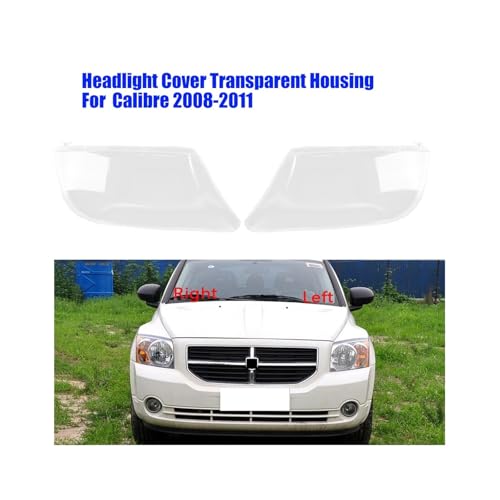 Cubierta de faro izquierdo Dodge Caliber 2008 2009 2010 2011 carcasa transparente 2