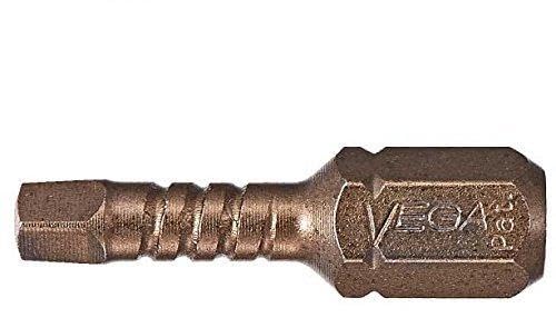 VEGA #2 Square Impact Driver Bits. Impactech Professional Grade Impact Ready #2 Square SQ2 1