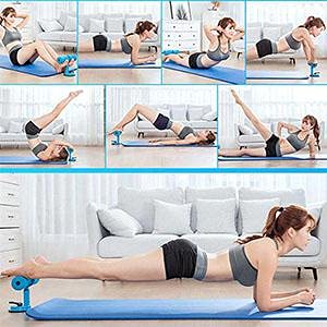 FAMOUS SHOP Household Fitness Equipment for Abdominal Muscle Exercise Machine Portable Self-Suction Sit-Up Bar Push-Up Assistant, Setup Assistant (Random Colour)(1-pcs)-image-34