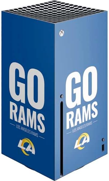 Skinit Decal Gaming Skin Compatible with Xbox Series X Console - Officially Licensed NFL Los Angeles Rams Team Jersey Design