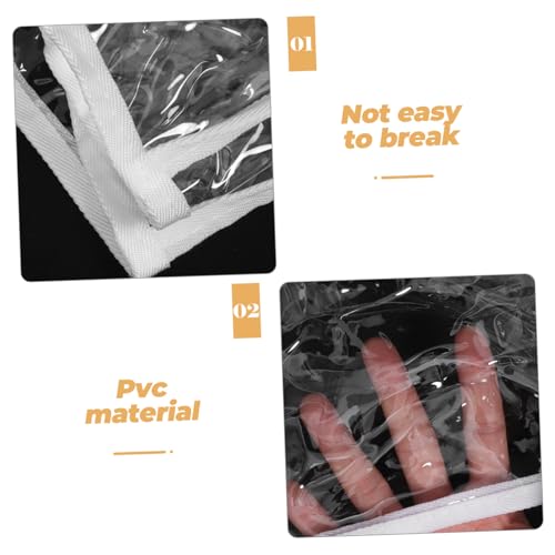 Housse de protection transparente pour chaise salle à manger étanche et lavable