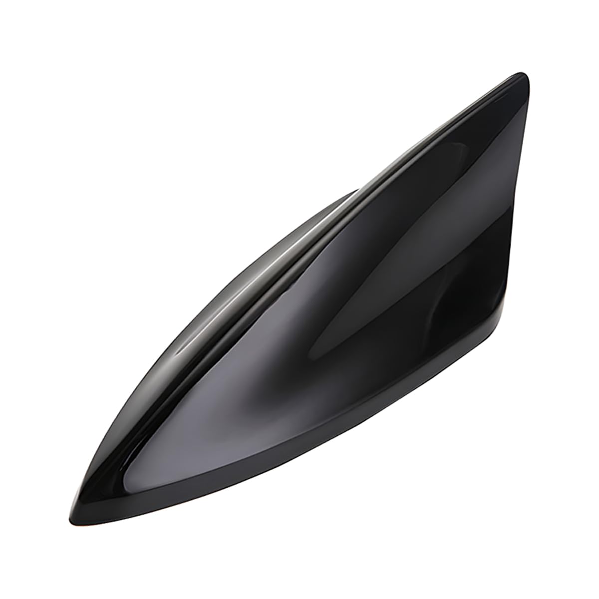 CGEAMDY Antena de aleta de tiburón, decoración para coche, universal, para coche, SUV, camión, furgoneta (negro)