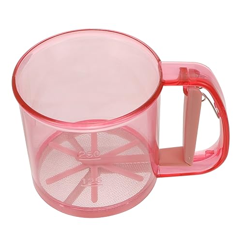 Hemobllo 1PC Handheld Flour Sifter Home Baking Tool Easy to Use Flour Strainer with Comfortable Grip for Sifting Powdered Sugar and Convenient One Hand Operation