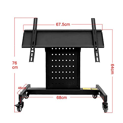 Carro móvil para TV con ruedas para pantallas 32"–65" miniatura 2