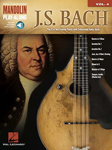 J.S. Bach - Mandolin Play-Along Vol. 4 (Book/Online Audio)