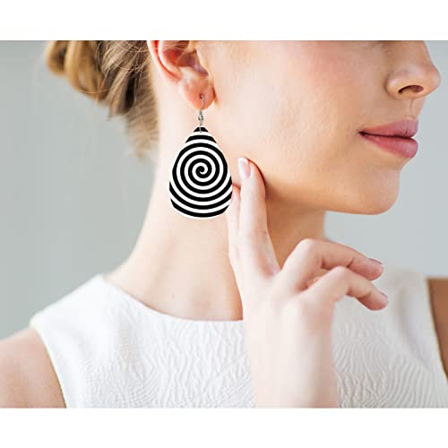 Pendientes de piel Vortex para un look urbano y sofisticado 4