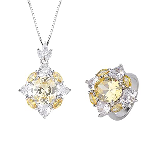 Bijoux topaze de mariage FLXHSA avec diamants carbone prestige
