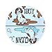 Brown Piebald Dachshund Dog Dishwasher Magnet Handmade Kitchen Cleaning Accessories and Decor